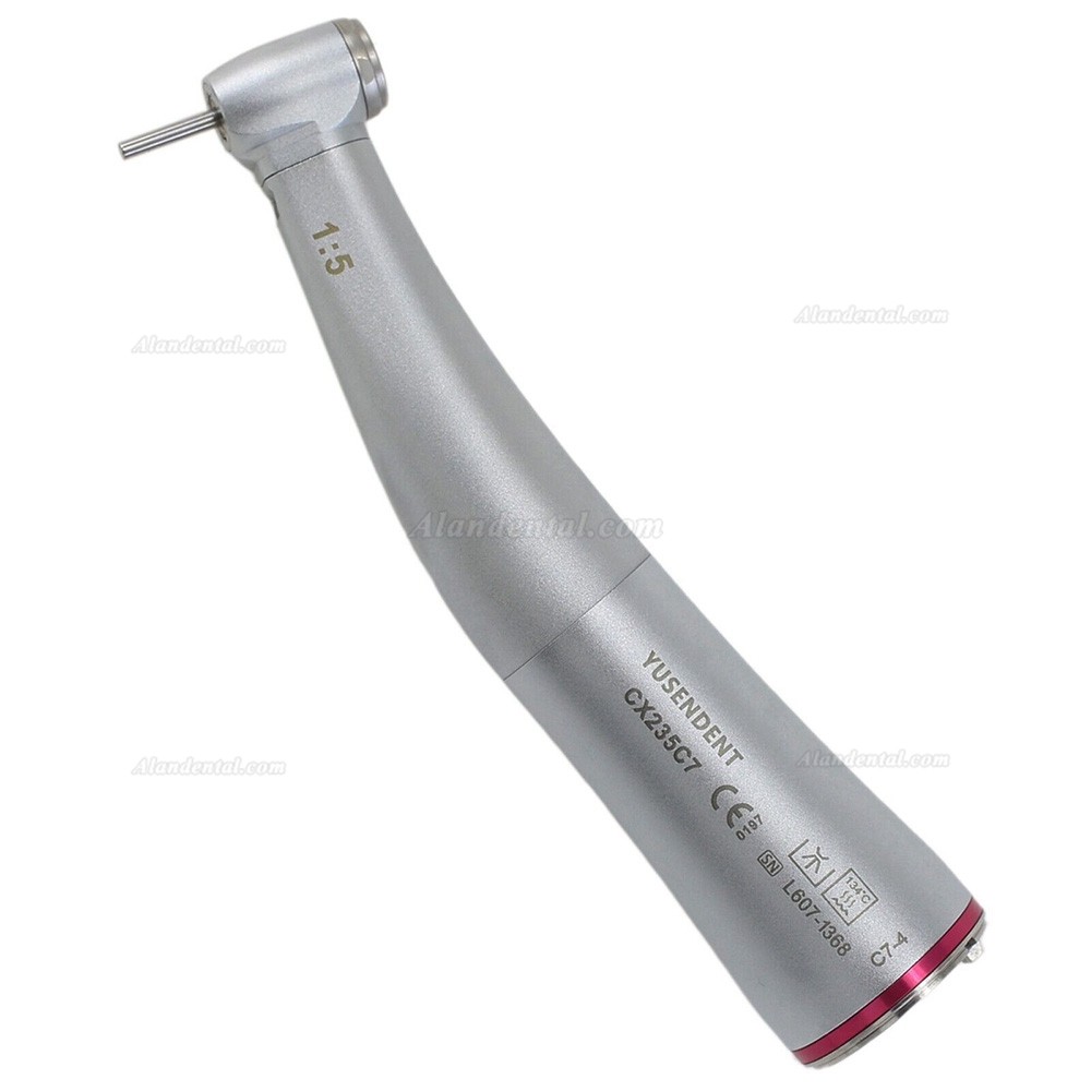 Yusendent CX235C7-4 Dental 1:5 Mini Head Contra Angle (Fiber Optic Inner Water)